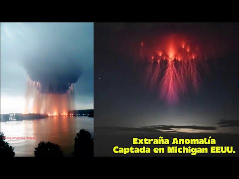 Extraña Anomalía Captada en los Cielos de Michigan Estados Unidos!