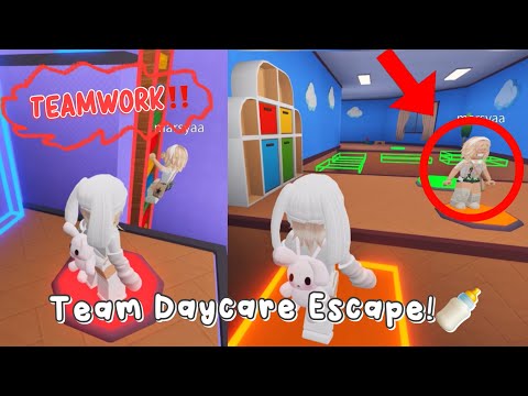 Team Daycare Escape! (TEAMWORK OBBY) - Roblox