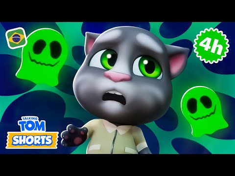 Maratona de Halloween Totalmente Épica e Super Ultra | Talking Tom Curtas | Coletânea de Animações