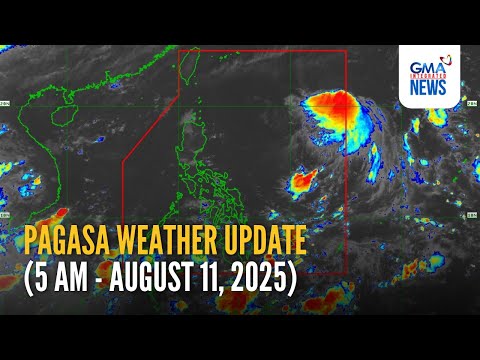 PAGASA weather update on #GorioPH (5 AM - August 11, 2025) | GMA Integrated News