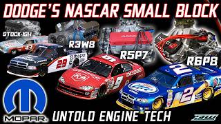 Dodge's NASCAR Engine Evolution Explained! Small Block Mopar Details Up Close With Danny Glad