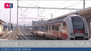 Obnovenie vlakovej dopravy na Hornom Zemplíne 10.3.2025
