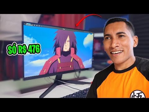 Paguei SÓ R$ 476 nesse Monitor de 24" e me SURPREENDI - Monitor Samsung T350 (Resenha)