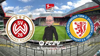 SV Wehen Wiesbaden gegen Eintracht Braunschweig am 16 Spieltag der 2. Bundesliga