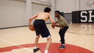 I CHALLENGED A 6'7 TOP 100 Point Guard! - Hoop Diaries