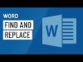 Find and Replace in Word Documents