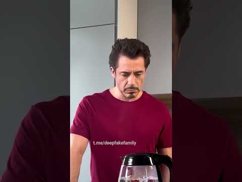 Robert Downey Jr. can&#39;t handle the kettle&#128514;&#129750;