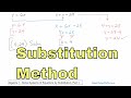 Solving Systems of Equations Using Substitution