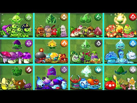 Random 12 Team 4 Plants & MInt VS All Team Zombies - Who Will Win? - Pvz 2 Team Plant vs Team Plant