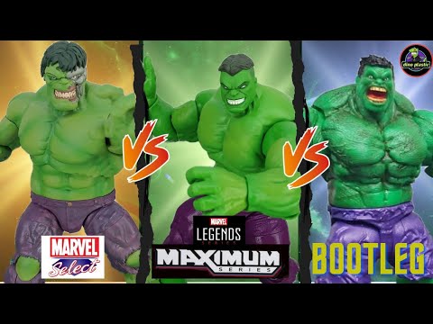 Cuál es el mejor Hulk ???? #marvellegends #marvelselect #bootleg