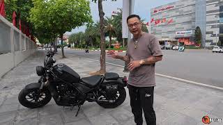BÁN " BÁO ĐEN" HONDA REBEL500 2019 siêu ĐẸP, CHÍNH HN l REBEL500  ĐẸP BÓC TEM BÁN:118TR tại HÀ ĐÔNG
