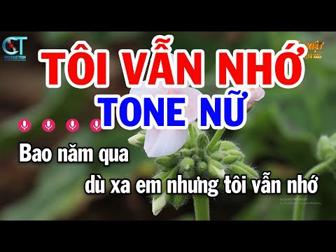 Karaoke Tôi Vẫn Nhớ Tone Nữ Dm | Nhạc Sống Tuấn Kiệt