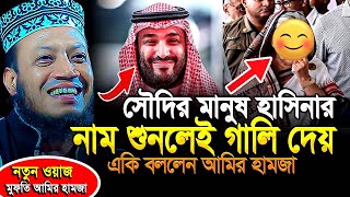 জা/লিমতের উপর আমির হামজার এতো রাগ কেন? যা বললেন হুজুর । mufti amir hamza waz 2024