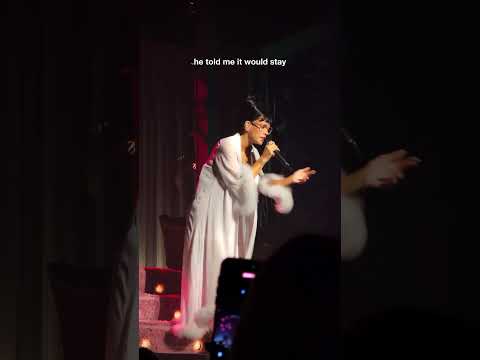 we had an arrangement… #ontour