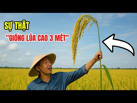 “Giống Lúa Cao Nhất Thế Giới: Gần 3 Mét! Điều Gì Làm Nên Điều Kỳ Diệu Này?”