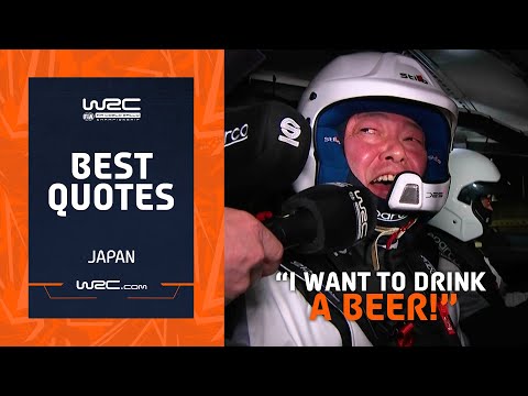 Best of Stage End Quotes | WRC FORUM8 Rally Japan 2024