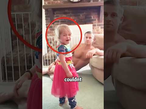Genius Dad Stops Daughter's Crying with One Move#funny #shorts
