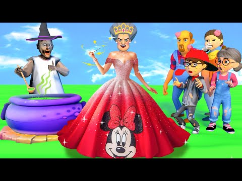 Scary Teacher 3D vs Squid Game 2 Nick & Doll Troll Tani 5 times challenge FUNNY