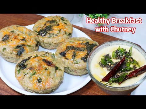 जब रोटी सब्जी बनाने का मन न करे तो 5 मिनट में दो चीज़ों से ये बनालो | Healthy Breakfast with Chutney