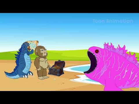 Godzilla and King Kong vs Bloop Battle :Who Will Win | King Kong vs Godzilla Animation