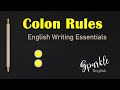 Mastering Colon Usage in English Writing