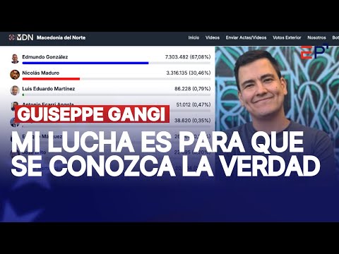 Guiseppe Gangi: «Hay personas del  PSUV que no están contentas con no mostrar las actas»