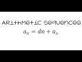 Exploring Arithmetic Sequences