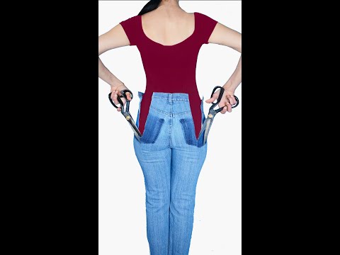 Best Tip and Trick to Upsize Jeans to Fit you Perfectly Miarti🧵✂️