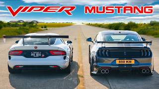 TUNINGOWANE: Dodge Viper kontra Ford Mustang: WYŚCIG