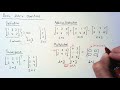 Matrix Operations: A Quick Review