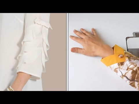 Beautiful! 2 easy and simple sleeve designs cutting and stitching for blouse