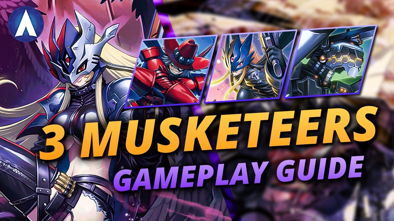 WHAT A FINISH!!! Three Musketeers & BeelStarmon ACE Deck Gameplay Guide | Digimon Card Game EX7
