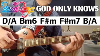 God Only Knows - The Beach Boys - Guitar Lesson #godonlyknows