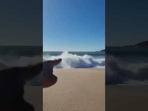 PRAIA DE TAQUARAS  ONDAS GIGANTES / PASSAGEM CICLONE MAR DE RESSACA