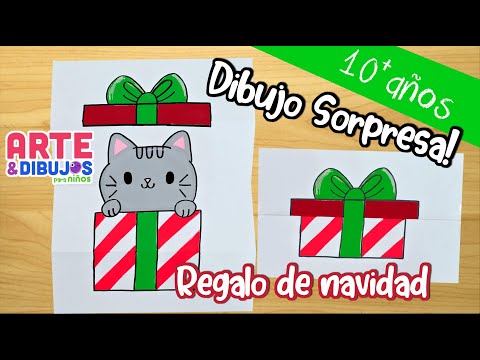 Como dibujar UN GATO | REGALO SORPRESA | Arte y Dibujos para Niños