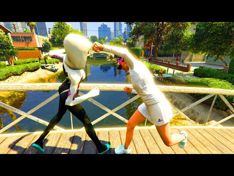 GTA V - Ragdolls And Fails Compilation V.139 ( Spider Gwen Vs Amanda De Santa / Epic Ragdolls )