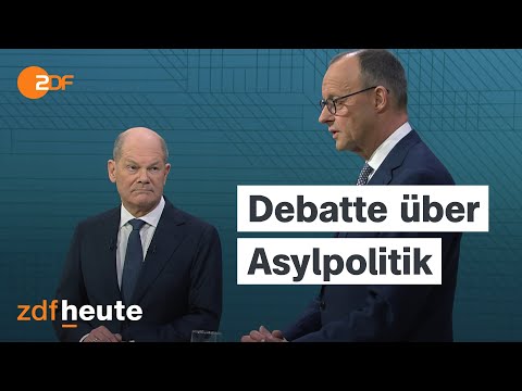 TV-Duell: Scholz und Merz streiten über Asylpolitik