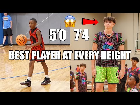 BEST PLAYER AT EACH HEIGHT IN YOUTH BASKETBALL!
