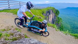 DOWNHILL CON LA CARGO BIKE (resiste?)