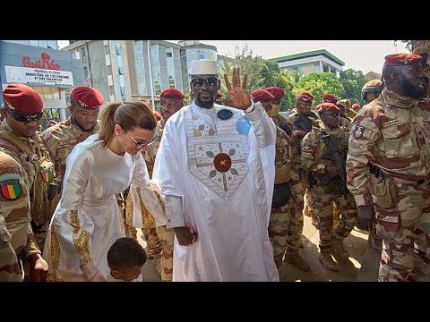 YouTube video thumbnail: Guinea: Doumbouya Supporters Express joy After Victory in Presidential Election