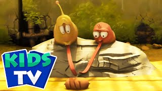 Larva הבטון | סרטון מצויר מצחיק לילדים בעברית