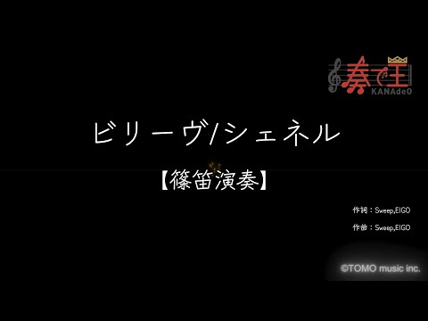 【篠笛演奏】ビリーヴ/シェネル