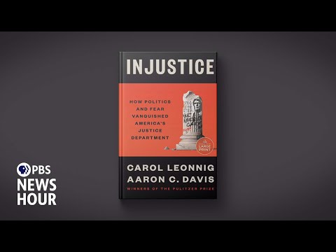 YouTube video thumbnail: New Book 'Injustice' Explores Trump's Decade-Long Effort to Politicize DOJ