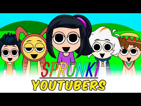 TRANSFORMร A LOS YOUTUBERS EN SPRUNKI ๐ฑ | INCREDIBOX SPRUNKI HORROR GAME COMPLETO ๐จ | ADRI SF