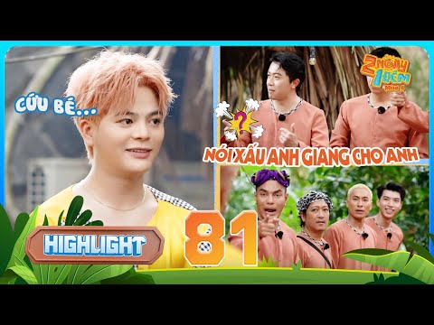 Highlight Tập 81: Dương Lâm test trình "mỏ hỗn" của RHYDER, xúi bé út nói xấu mẹ già | 2 Ngày 1 Đêm