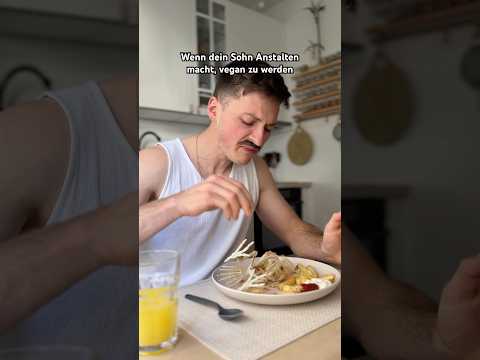 Hat der Bengel keine Erziehung genossen samma!? 😤 #vegan #essen