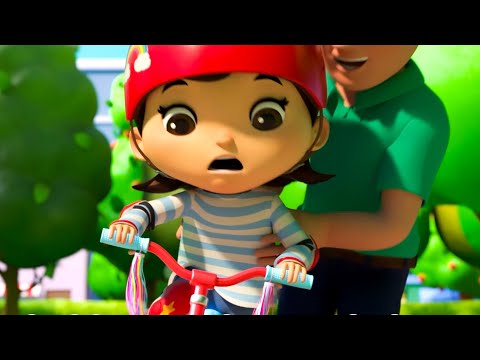 🚲 First Bike Ride 🚲 Singalong | Melody Time: Moonbug Kids Songs