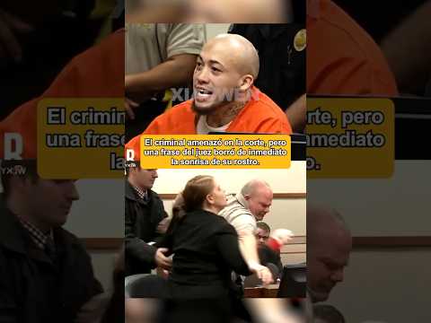 Un criminal retó a todos en la corte… hasta que escuchó su verdadera sentencia 😔