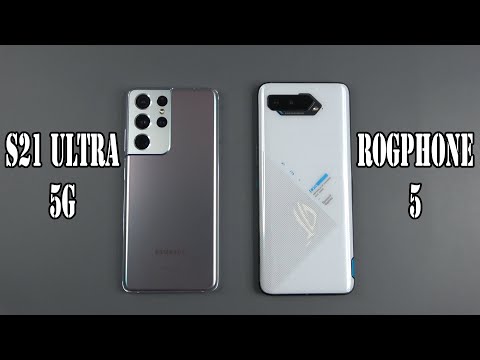 (VIETNAMESE) Samsung Galaxy S21 Ultra vs Asus Rog phone 5 - SpeedTest and Camera comparison