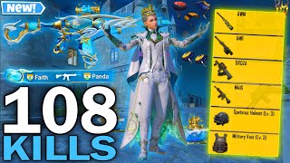 108 KILLS!😍 BEST AGGRESSIVE RUSH GAMEPLAY with MAX X-SUIT in NEW SPOOKY SOIREE MODE🔥PUBG MOBILE